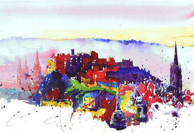 Edinburgh Castle Skyline II