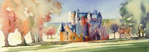 Early Morning Castle Fraser
