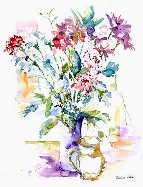 Carnations and Chrysanthemums
